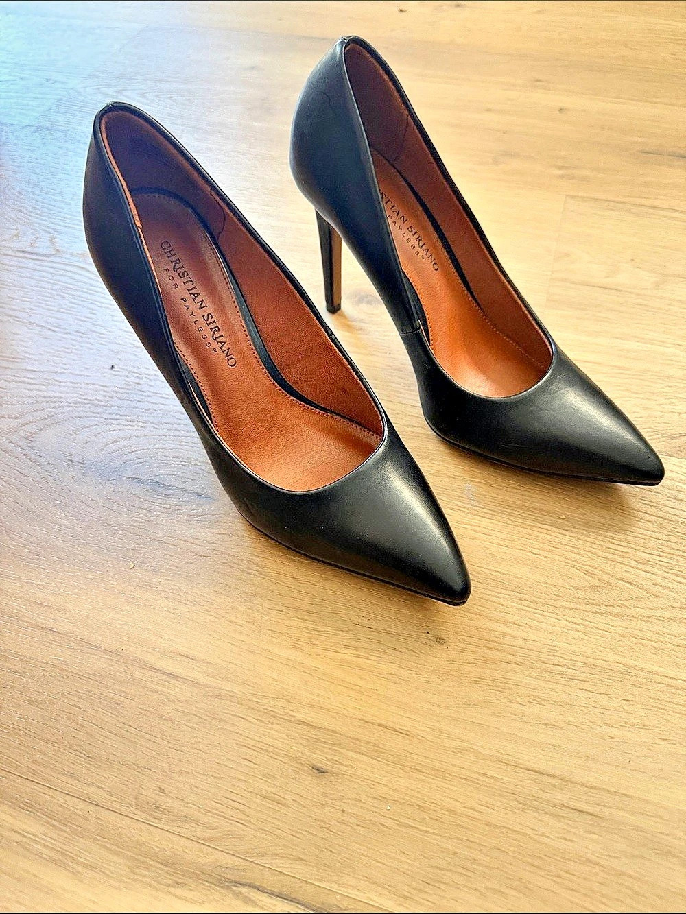 Christian Siriano Pointed-Toe Stiletto Heels in Black